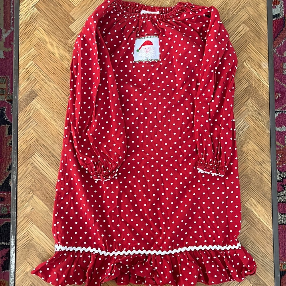 Smocked Christmas Nightgown size 6 🎄
